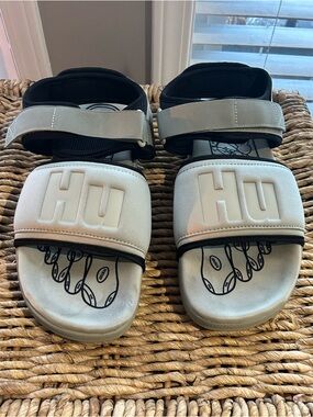 adidas x Pharrell Williams Adilette 2.0 HU Men’s Sandals Halo Green Size 9